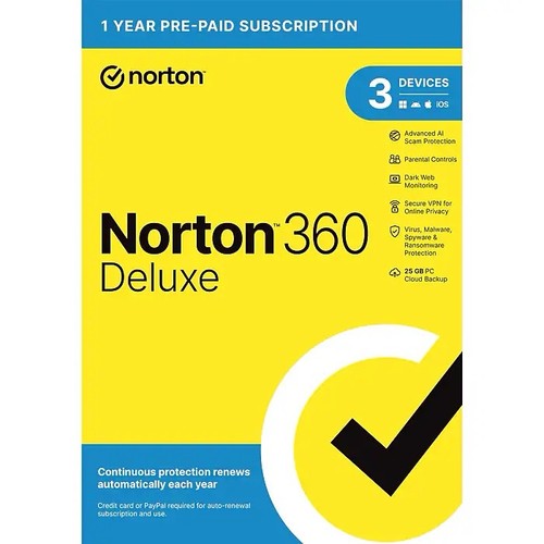 Norton 360 deluxe devices - deluxe, 3