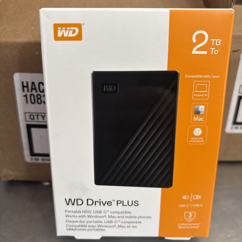 Drive plus 2tb external - wd,